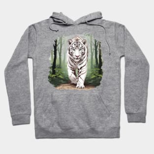 White Tiger From India Hoodie